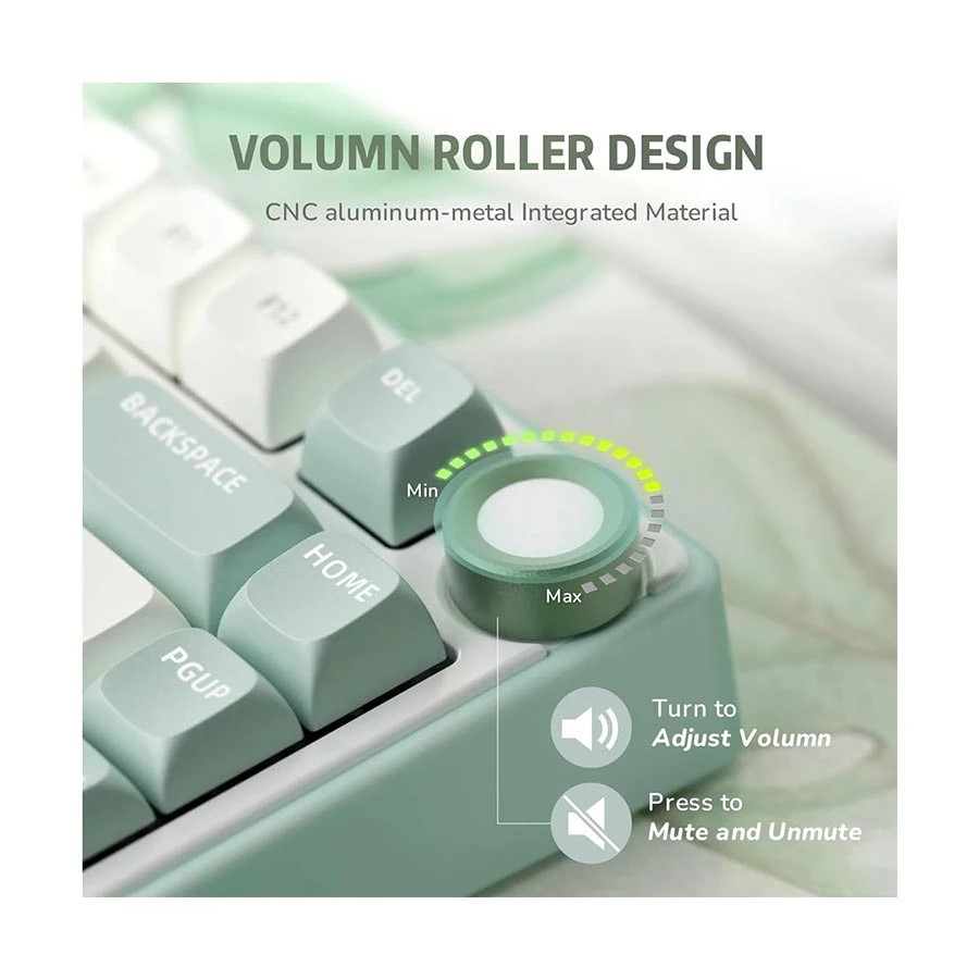 ROYAL KLUDGE RK R75 Mechanical Keyboard (SKYCYAN)