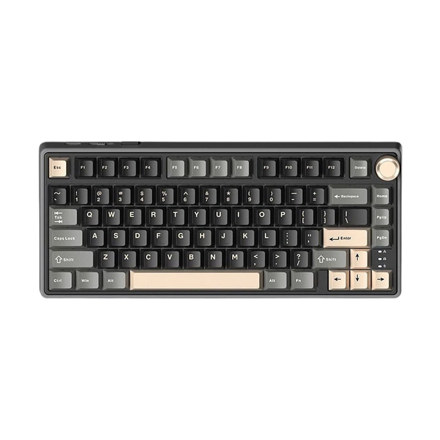 Royal Kludge RK R75 Wired RGB Hot Swap (K Silver Switch) Phantom Double Shot PBT Keyboard