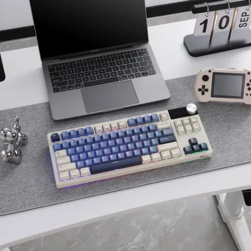 Royal Kludge RK S85 Tri Mode RGB Hot swap (Cloud Switch) Horizon Blue Mechanical Gaming Keyboard