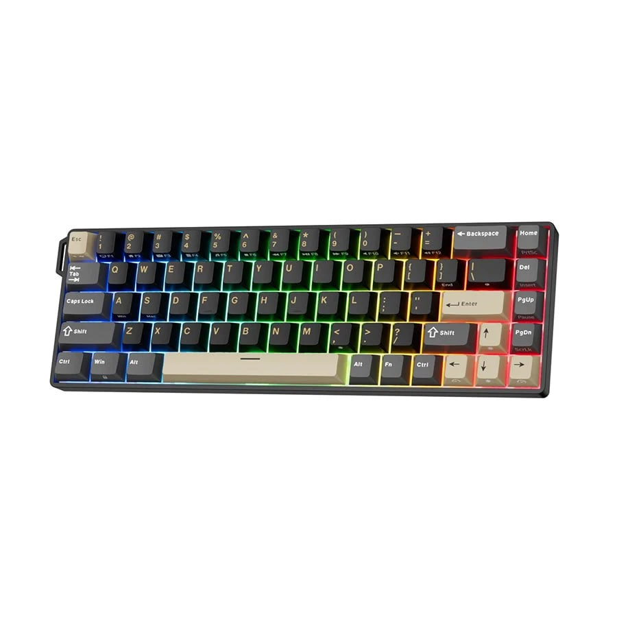 Royal Kludge RK68 HE RGB Wired Hot Swap (Mint Switch) Phantom Mechanical Gaming Keyboard