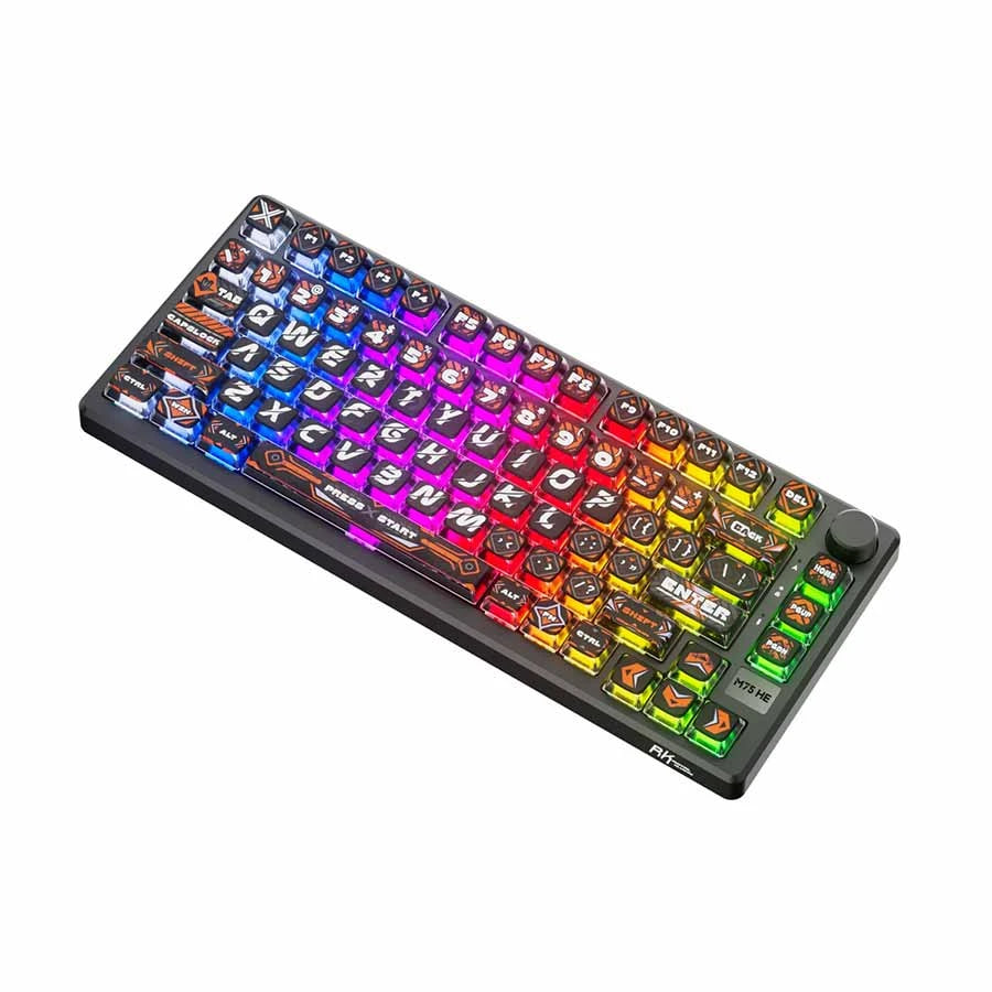 Royal Kludge RKM75 HE RGB Wired Hot Swap (Mint Switch) Hephaestus Mechanical Gaming Keyboard