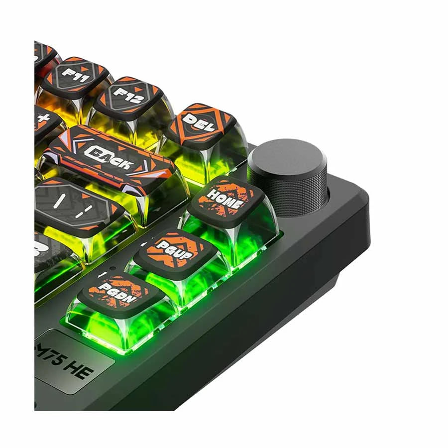 Royal Kludge RKM75 HE RGB Wired Hot Swap (Mint Switch) Hephaestus Mechanical Gaming Keyboard