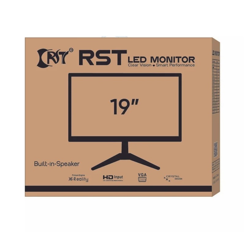 RST RST19TNS 19-inch LED Display Built-in-Speaker Monitor