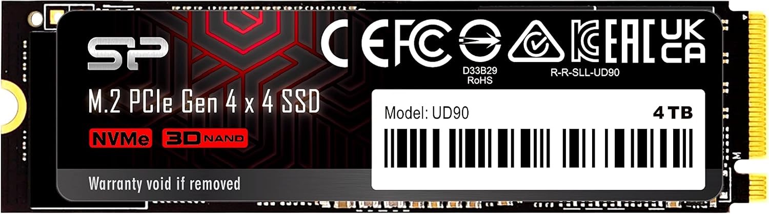 Silicon Power UD90 2280 PCIe Gen4 x4 NVMe™ SSD #SP500GBP44UD9005