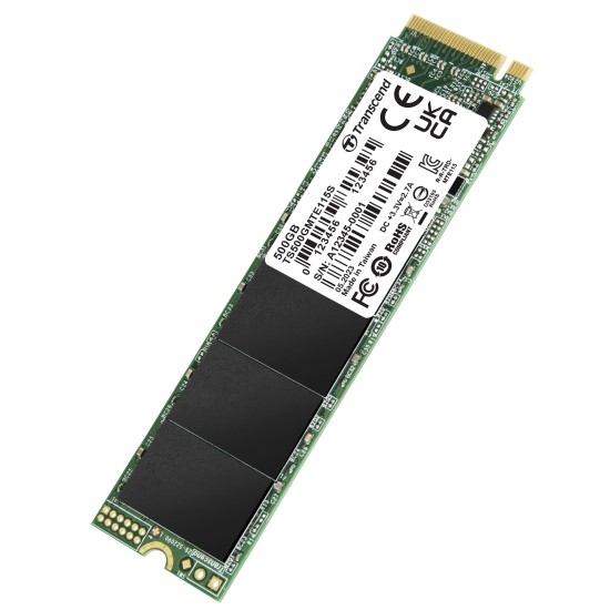 Transcend 115S 500GB M.2 2280 PCIe Gen3x4 Internal NVMe SSD