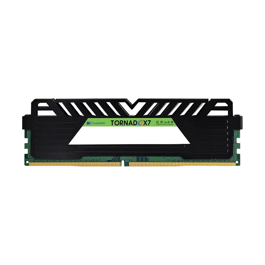 TwinMOS TornadoX7 DDR-4 8GB 3200MHz PC4 8IC CL22 U-DIMM Black Desktop RAM
