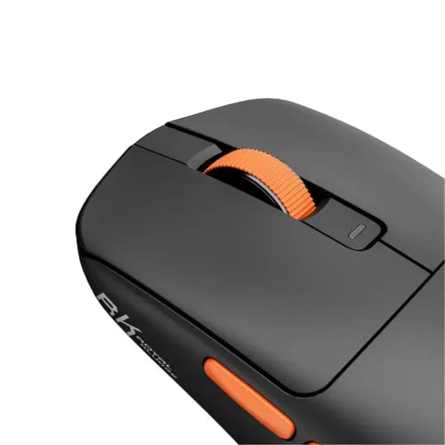 Royal Kludge M30 Tri-Mode Wireless Black Orange Gaming Mouse