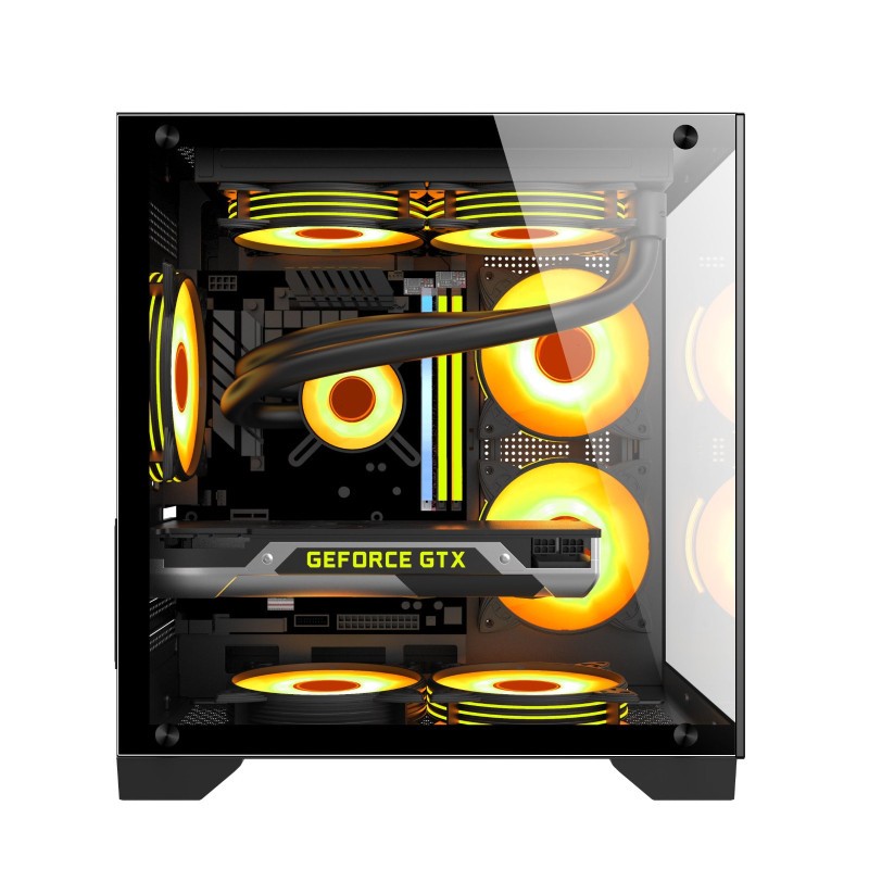 Monarch Mystery Box X5 Black ARGB Gaming Casing