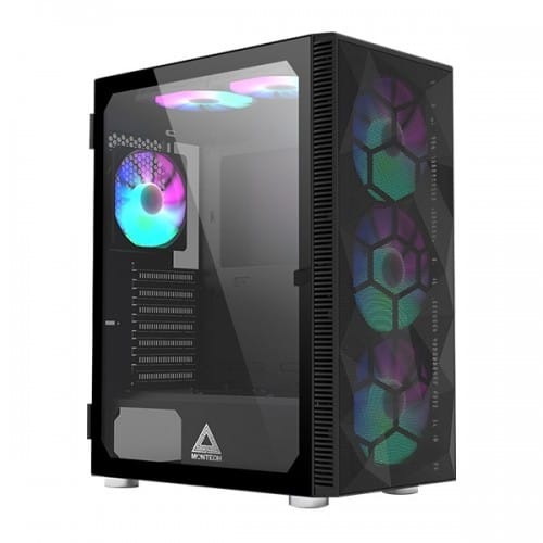 Montech X3 MESH (Black) RGB Mid Tower ATX Gaming Casing