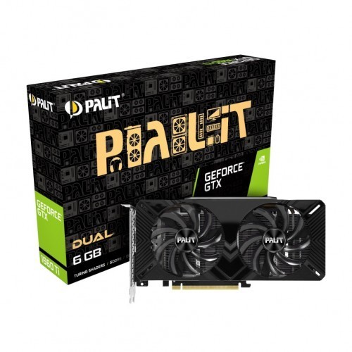 PaLiT GeForce GTX 1660 Ti DUAL 6GB GDDR-6 Graphics Card