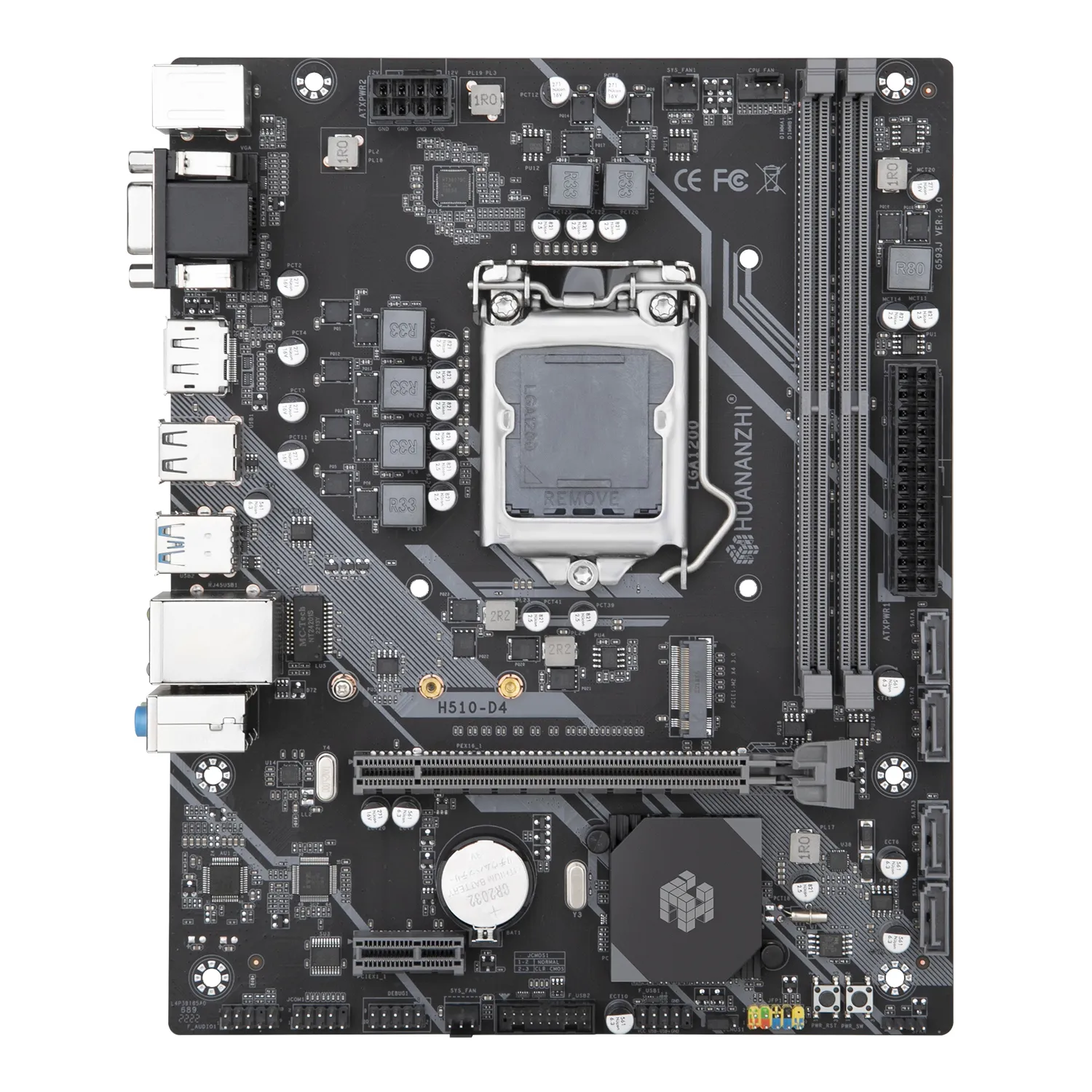 Huananzhi H510-D4 Intel 10th and 11th gen Micro ATX Motherboard