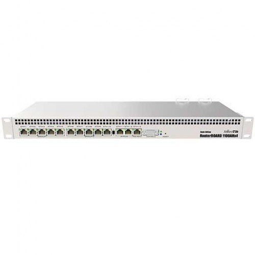 Mikrotik RB1100AHX4 13X Gigabit Ethernet 1U Rackmount Router
