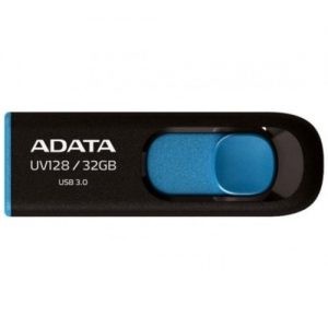 ADATA UV128 32GB USB 3.2 Black-Blue Pen Drive