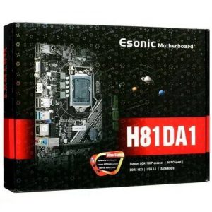 Esonic H81DA1 DDR-3 Intel 4th Gen NVME Support M-ATX Motherboard