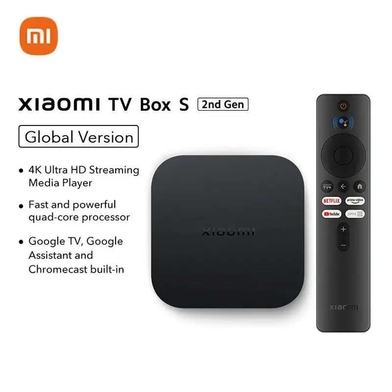 MI Box S (2nd Gen) 2GB 8GB 4K Ultra HD Android TV Box