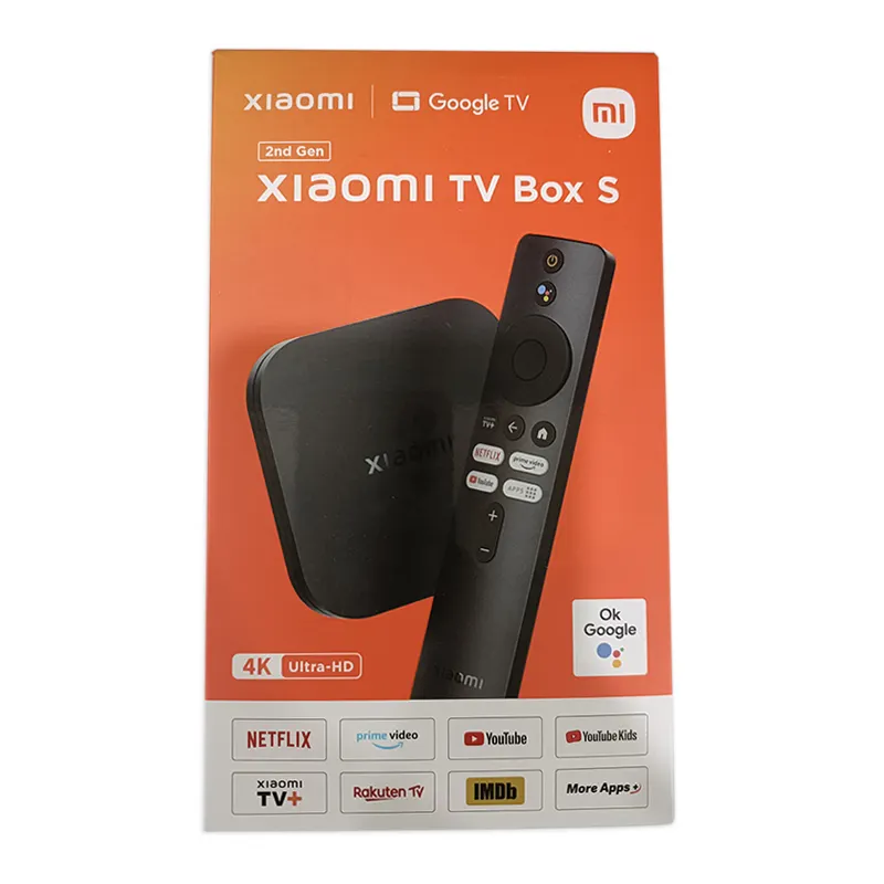 MI Box S (2nd Gen) 2GB 8GB Google TV 4K Ultra HD Smart TV Box
