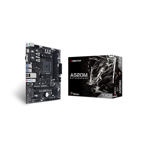 BIOSTAR A520MH DDR-4 AMD AM4 M-ATX Motherboard