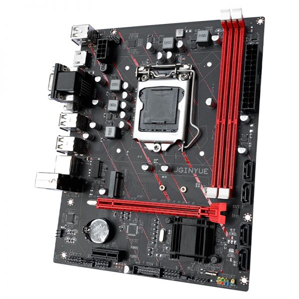 JGINYUE H61M-G DDR-3 2nd/3rd Gen NVME Support M-ATX Motherboard