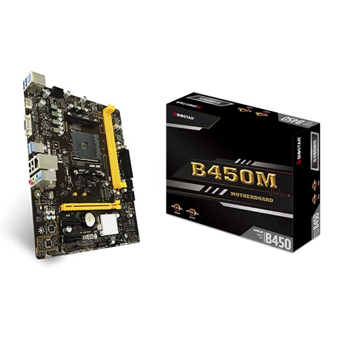 BIOSTAR B450MH DDR-4 AMD AM4 Micro ATX Motherboard