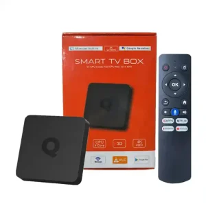 Smart TV BOX Q1 8GB128GB 4K UHD Android-10 (Voice Remote) TV BOX